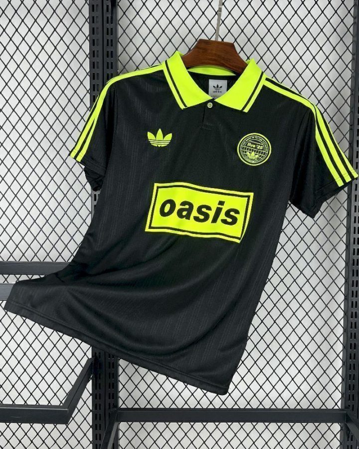 Oasis x Adidas Tour Jersey Black Yellow