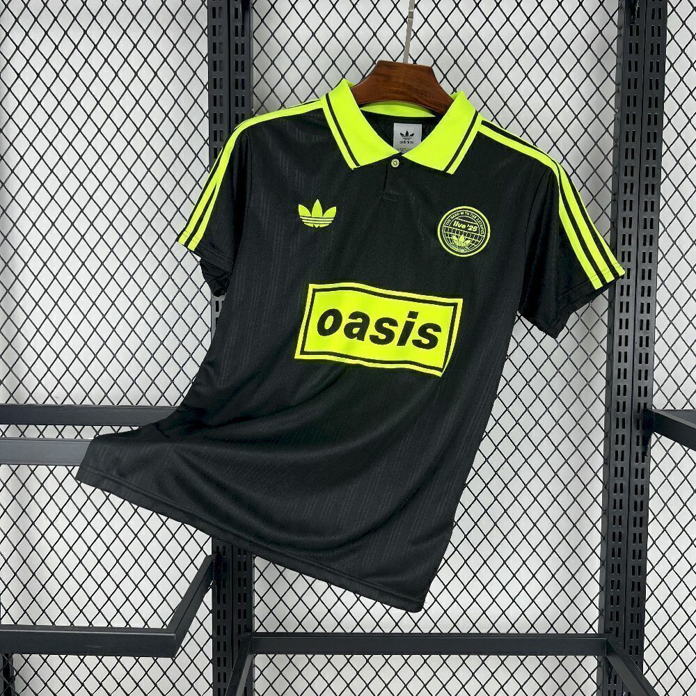 Oasis x Adidas Tour Jersey Black Yellow Oasis x Adidas Tour Jersey Black Yellow