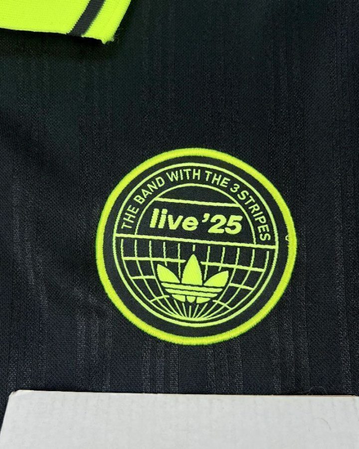 Oasis x Adidas Tour Jersey Black Yellow oasis