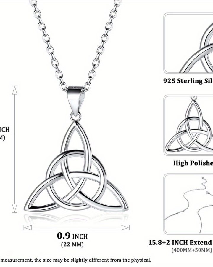 Elegant 925 Sterling Silver Women'S Necklace
