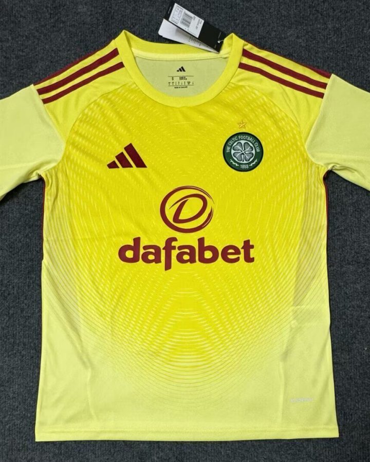 Celtic 2025-2026 Yellow Goalkeeper Jersey