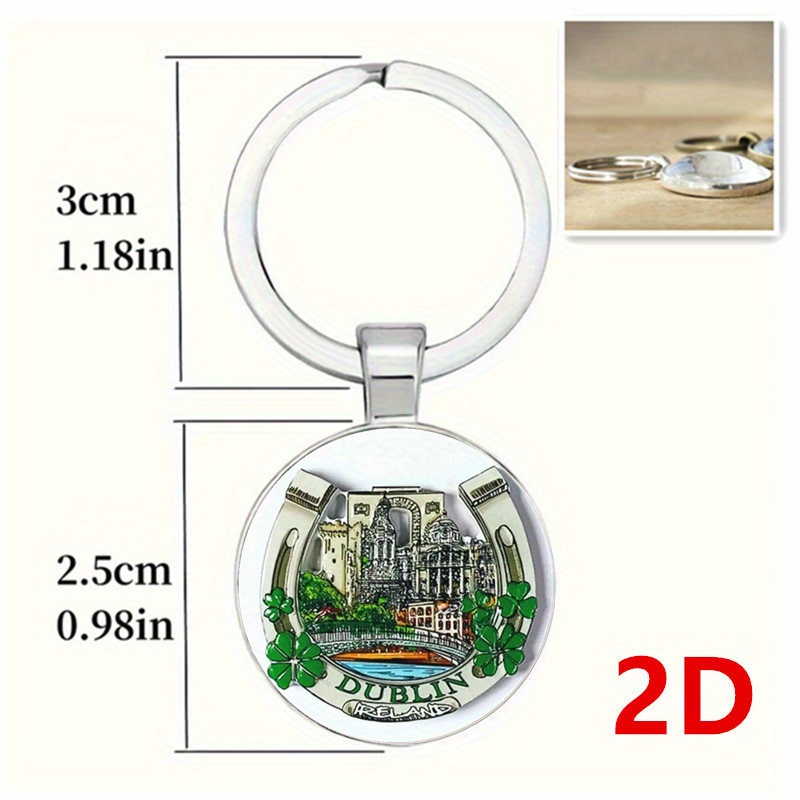 Vintage Dublin Ireland Keychain Vintage Dublin Ireland Keychain