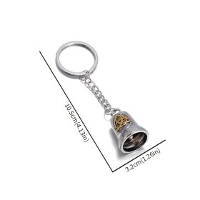 Irish Celtic Knot Bell Keychain