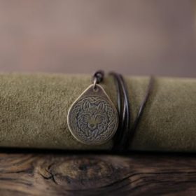 Men's Celtic Wolf Necklace