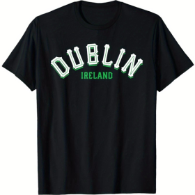 Dublin Ireland Vintage Collegiate Style T-shirt