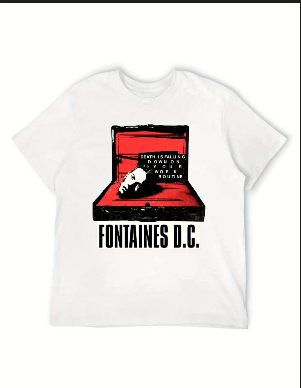 Fontaines D.C. Men's Vintage Graphic T-Shirt Fontaines D.C. Men's Vintage Graphic T-Shirt