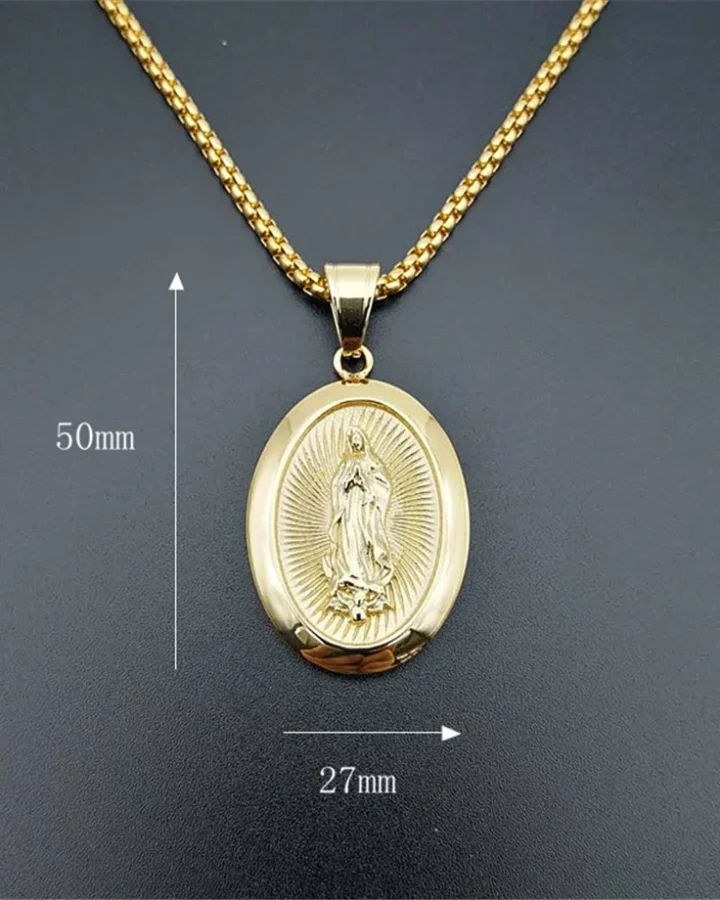 Virgin Mary Pendant Necklace