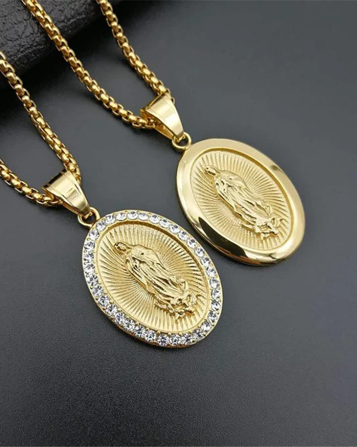 Virgin Mary Pendant Necklace