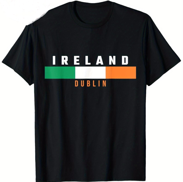 Ireland Dublin Flag Colors Graphic T-shirt Ireland Dublin Flag Colors Graphic T-shirt