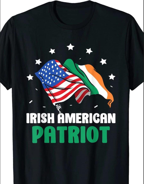 Irish American Patriot Family Roots Ireland USA Unisex T-Shirt Irish American Patriot Family Roots Ireland USA Unisex T-Shirt