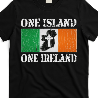 Men's Irish Heritage Graphic T-Shirt – Black Distressed