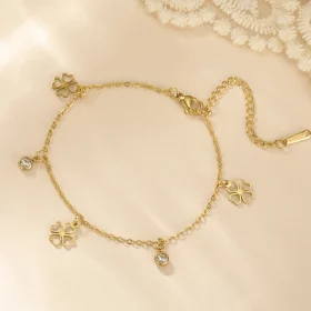Dawapara Good Luck Shamrock Bracelet