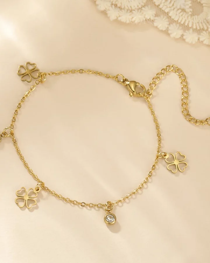 Dawapara Good Luck Shamrock Bracelet