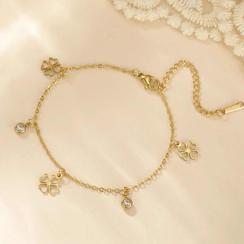 Dawapara Good Luck Shamrock Bracelet Dawapara Good Luck Shamrock Bracelet