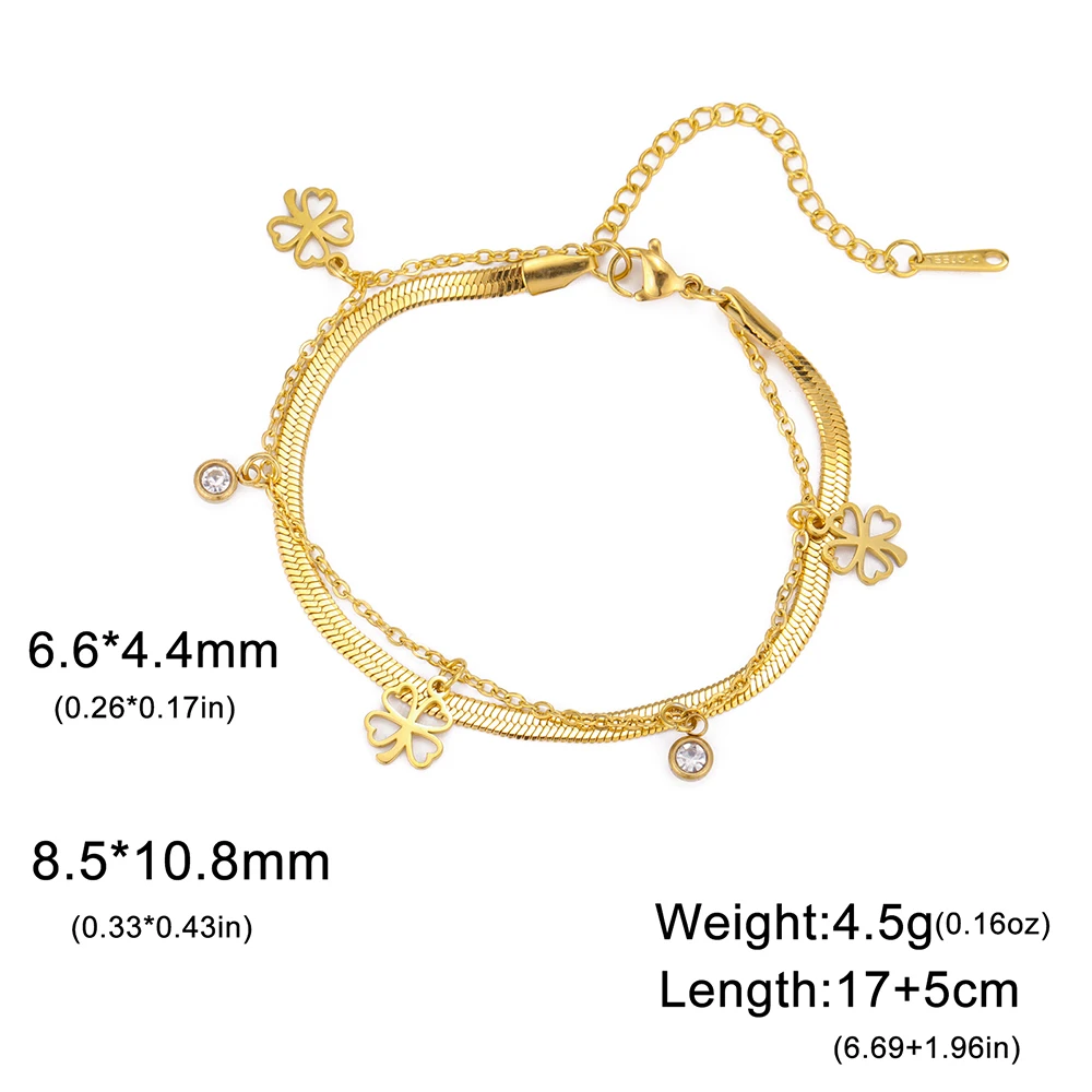 Dawapara Good Luck Shamrock Bracelet Dawapara Good Luck Shamrock Bracelet