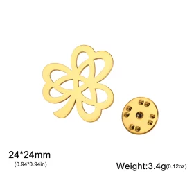 Dawapara Shamrocks Clover Brooch Pin Dawapara Shamrocks Clover Brooch Pin
