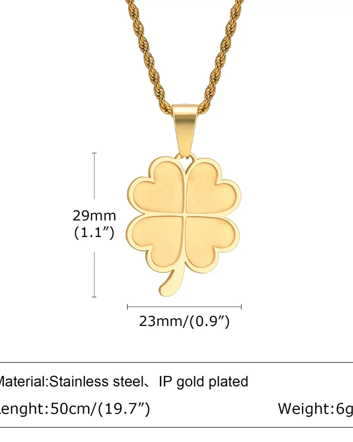 Lucky Four-Leaf Clover Necklace