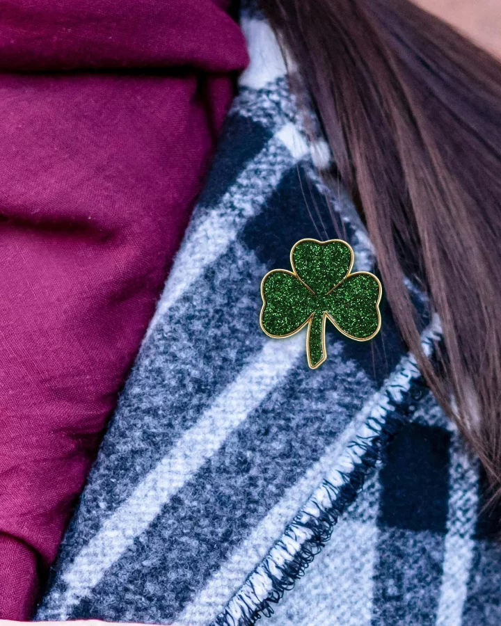 Irish Day Brooch Enamel Pin