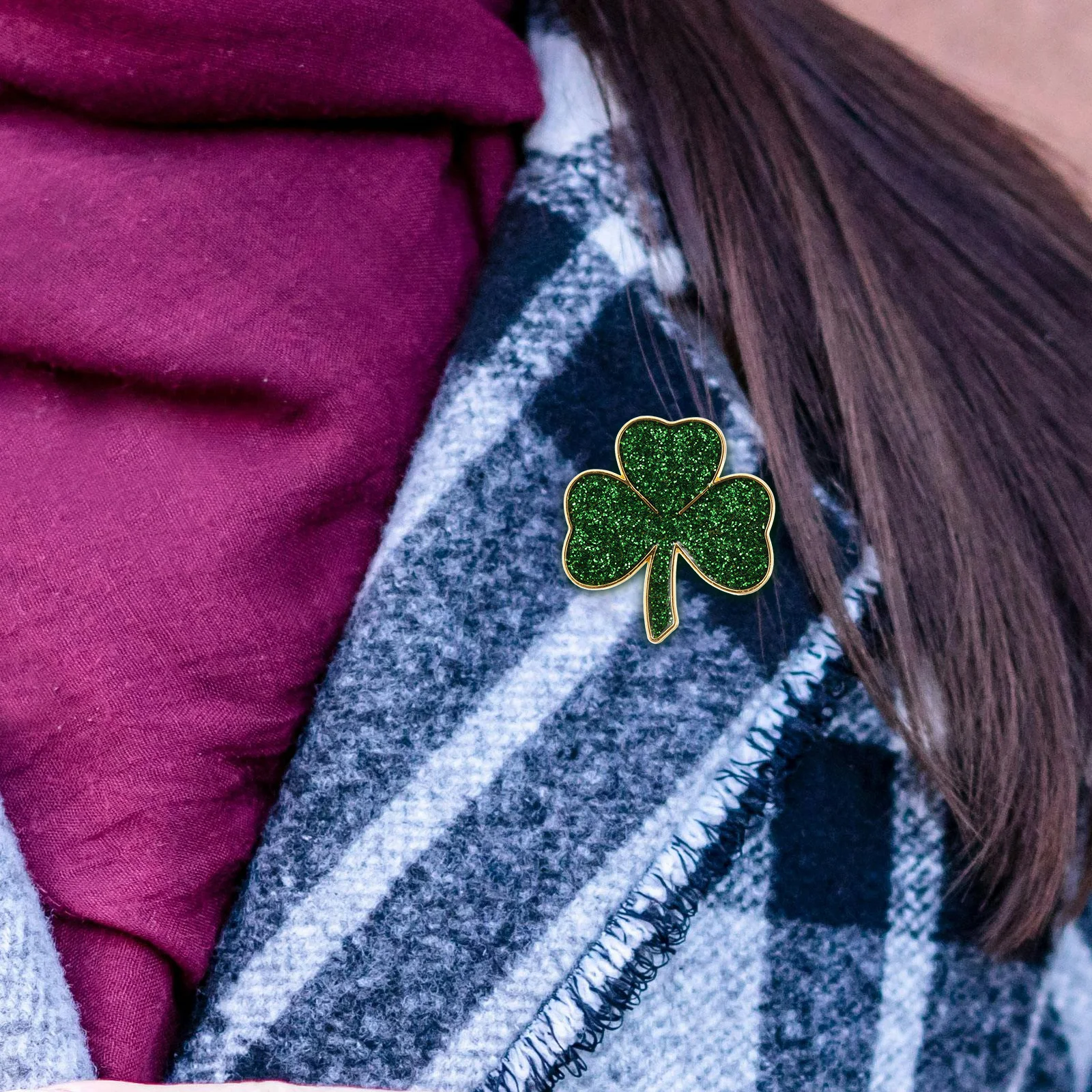 Irish Day Brooch Enamel Pin Irish Day Brooch Enamel Pin