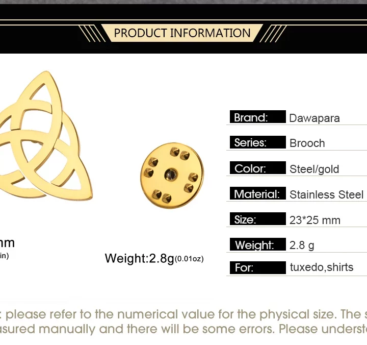 Dawapara Vintage Triquetra Brooch
