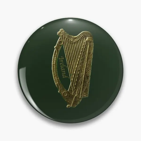 Golden Irish Celtic Harp Lapel Pin Golden Irish Celtic Harp Lapel Pin