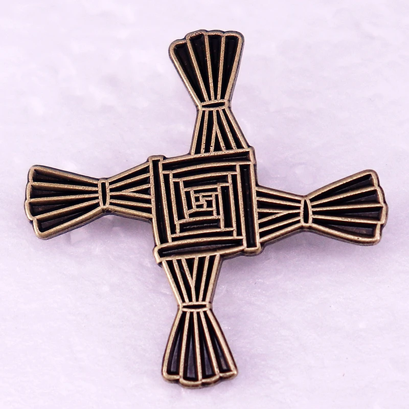 Saint Bridget's Cross Enamel Pin Saint Bridget's Cross Enamel Pin