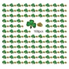 100pcs - St. Patrick's Day Shamrock Pin
