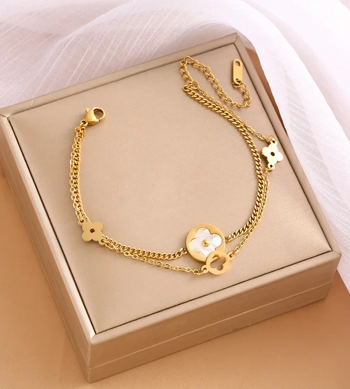 2025 New Four-Leaf Clover Bracelet