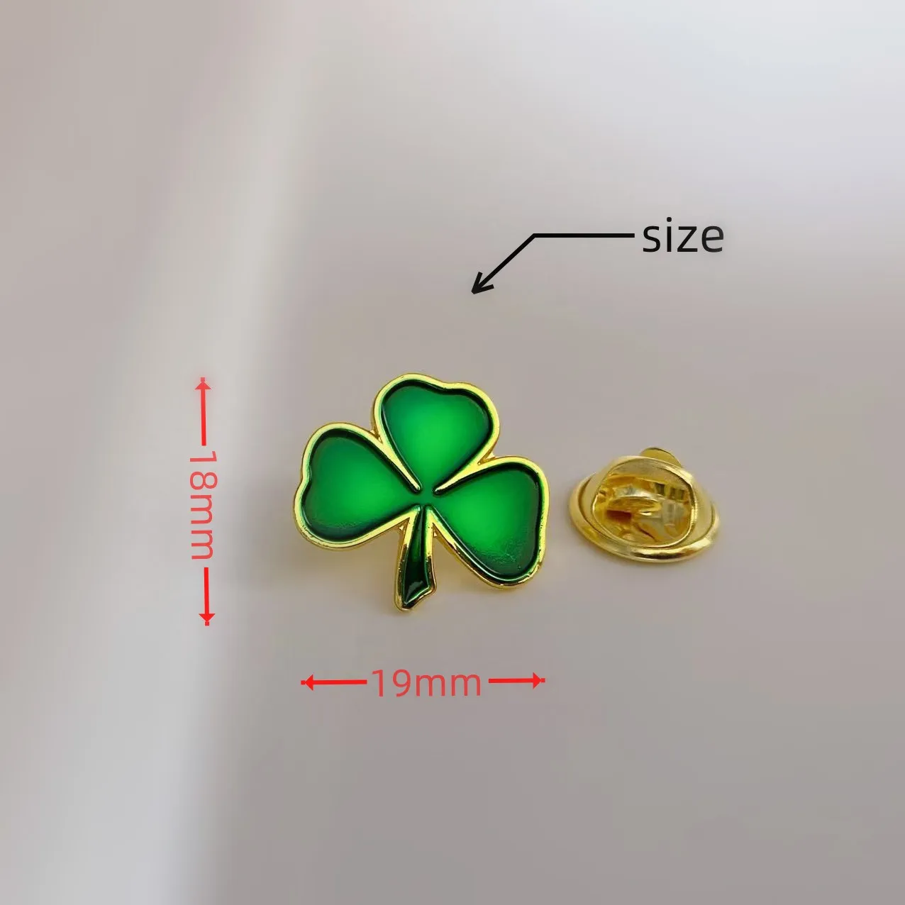 100pcs - St. Patrick's Day Shamrock Pin 100pcs - St. Patrick's Day Shamrock Pin