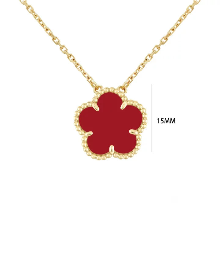 Five-Leaf Clover Pendant Necklace