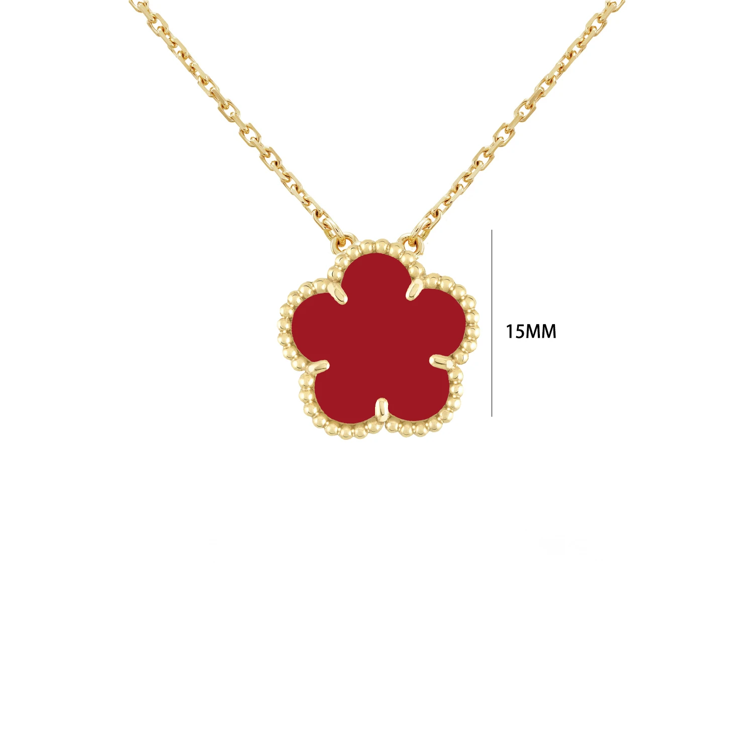 Five-Leaf Clover Pendant Necklace Five-Leaf Clover Pendant Necklace