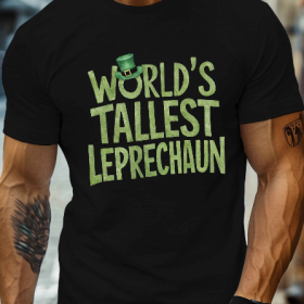 World’s Tallest Leprechaun Funny Irish T-shirt