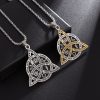 Gorgeous Religious Mystic Star And Moon Necklace