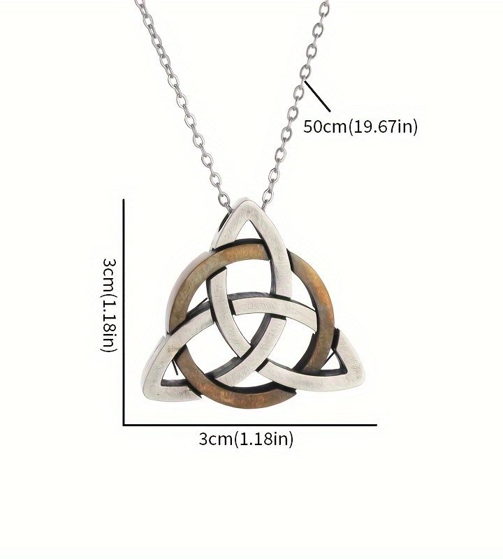 Celtic Trinity Knot Pendant Necklace