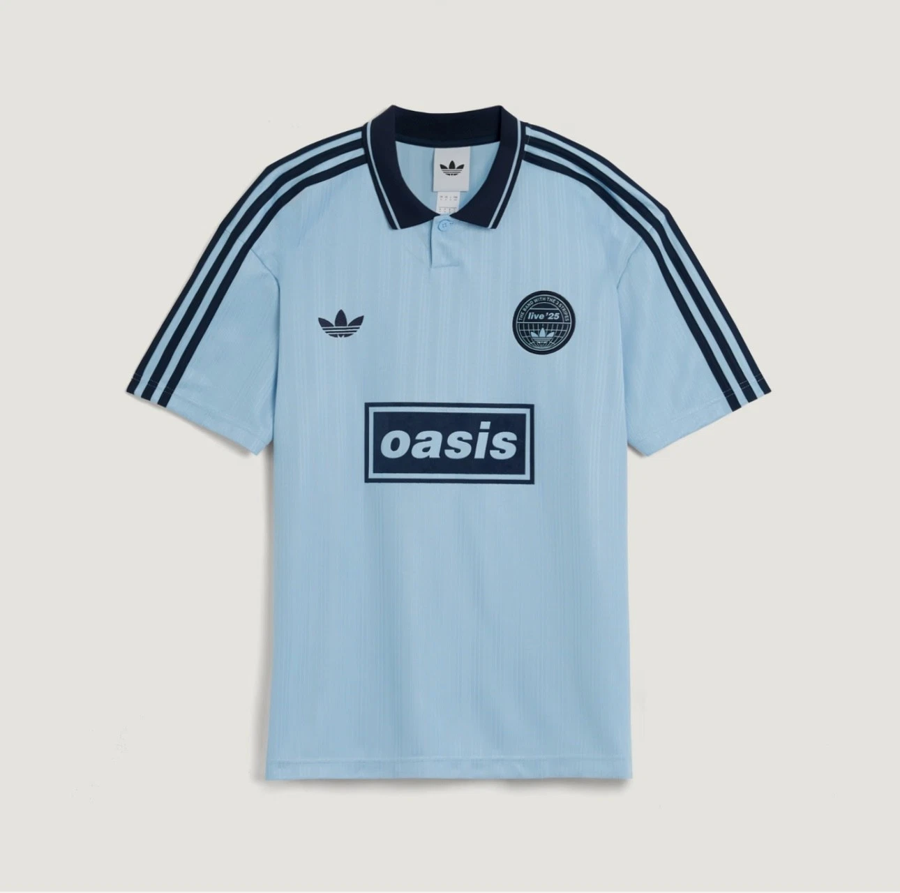 Oasis x Adidas Tour Jersey Blue Oasis x Adidas Tour Jersey Blue