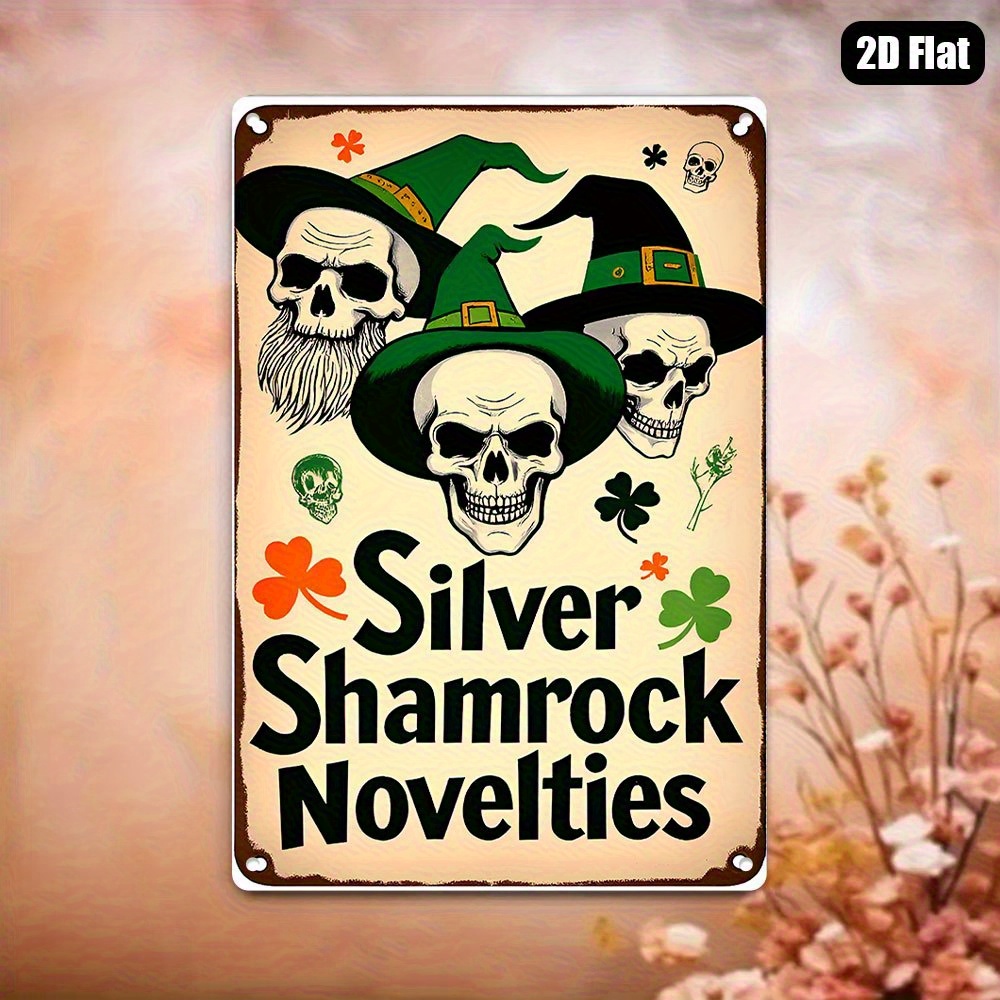 2D Flat Halloween & St. Patrick's Decor - Gothic Irish Wall Hanging 2D Flat Halloween & St. Patrick's Decor - Gothic Irish Wall Hanging