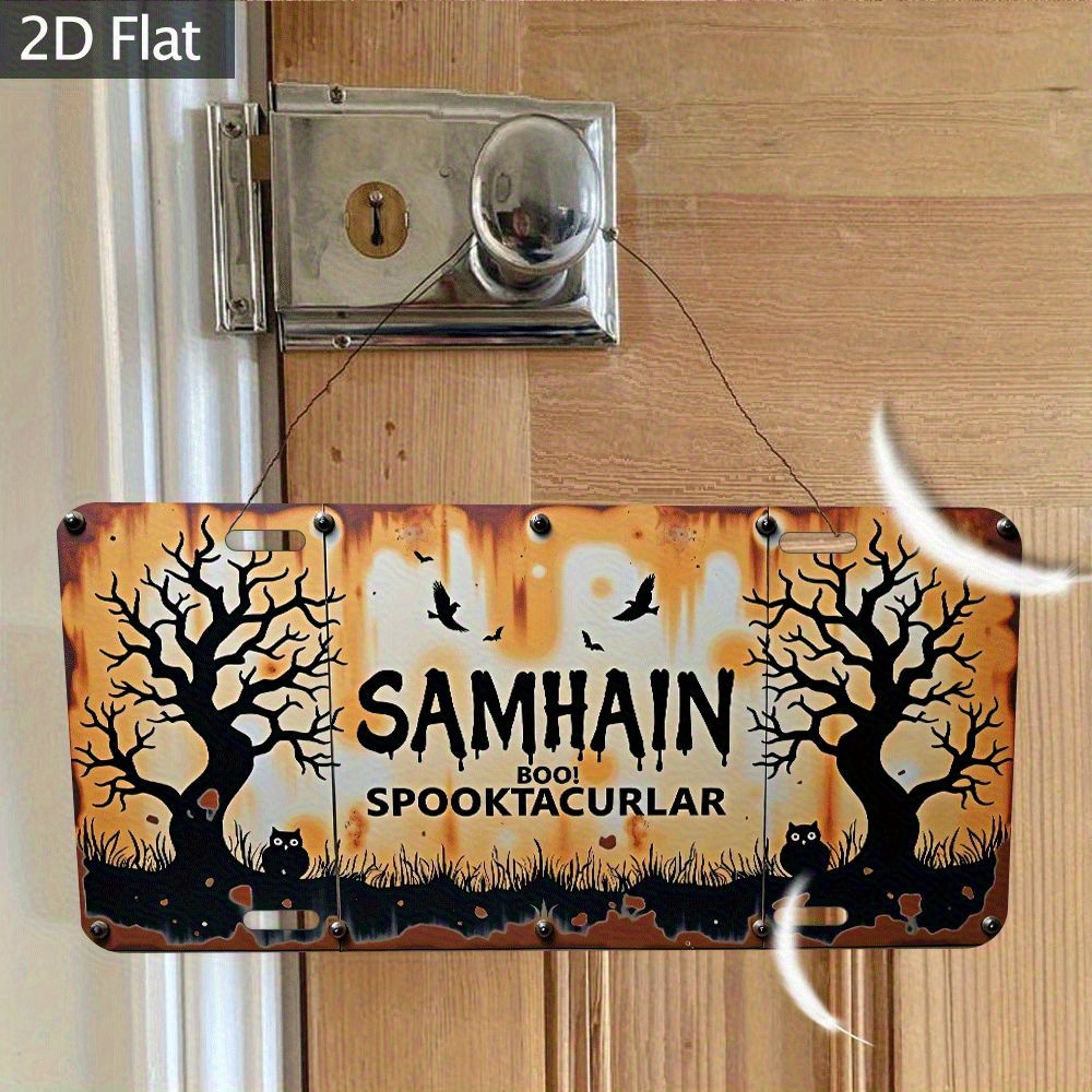 2D Flat Vintage Halloween Wall Decoration 2D Flat Vintage Halloween Wall Decoration