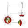 Antrim GAA Irish Christmas Snowflake Ornament