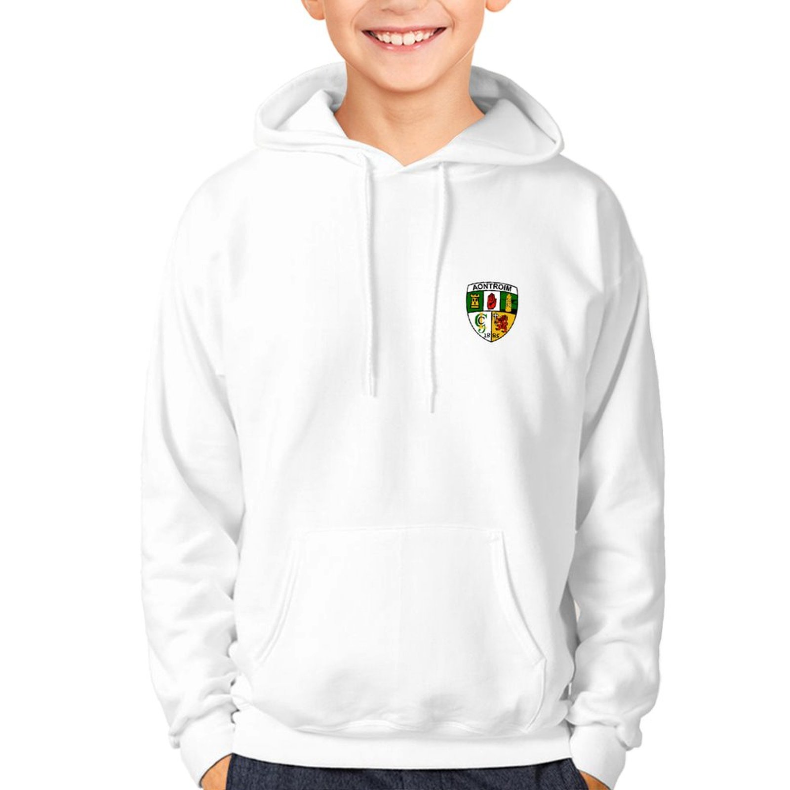 Antrim Kids GAA Hoodie – Official County Crest Antrim Kids GAA Hoodie – Official County Crest