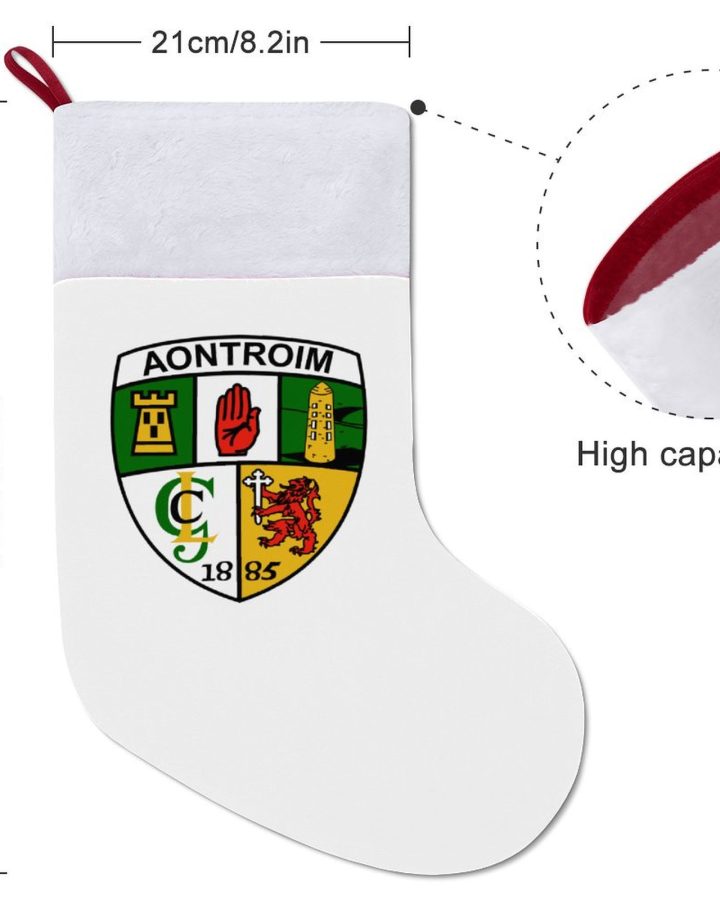 Antrim GAA Irish Christmas Socks Antrim GAA Irish Christmas Socks