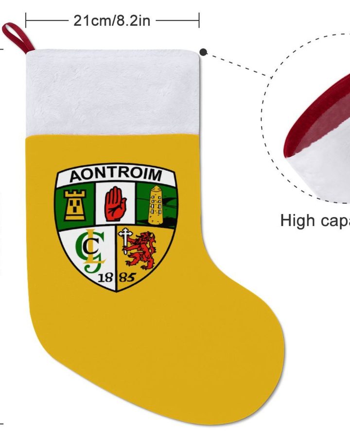 Antrim GAA Irish Christmas Socks Antrim GAA Irish Christmas Socks
