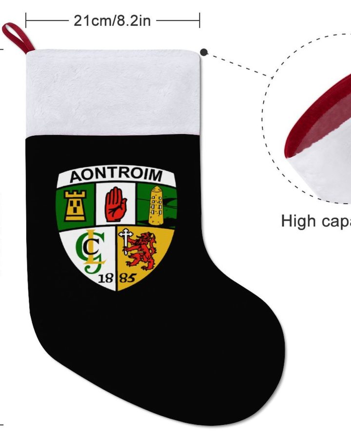 Antrim GAA Irish Christmas Socks