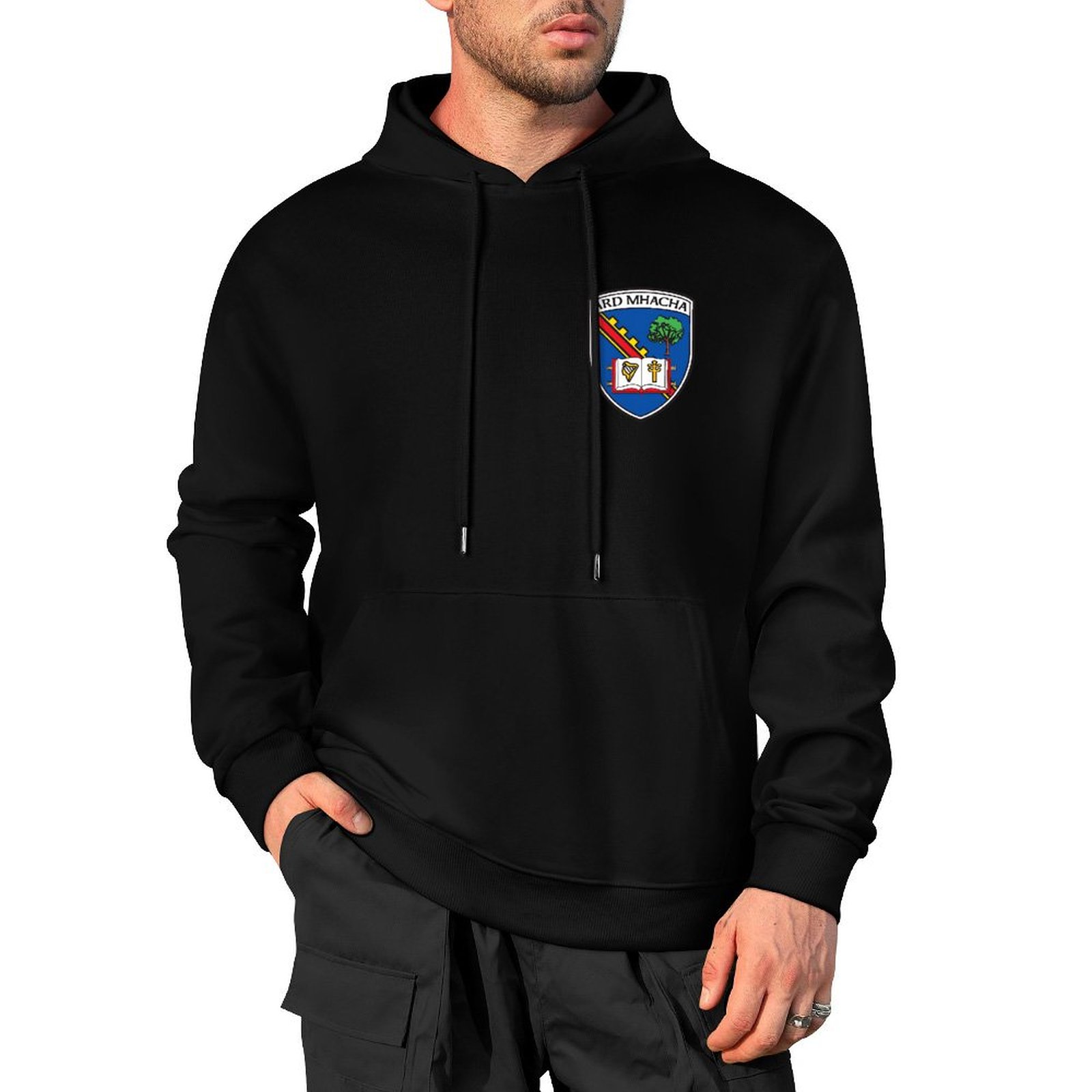 Armagh GAA Adults Hoodie with County Crest Armagh GAA Adults Hoodie with County Crest