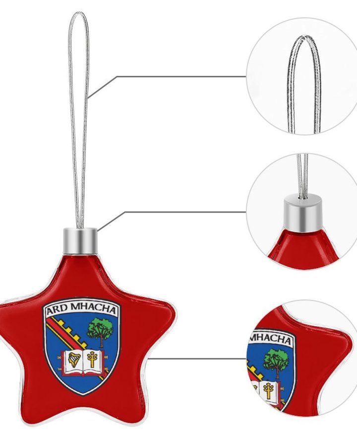 Armagh GAA Star-shaped Christmas Ornament