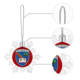Armagh GAA Irish Christmas Snowflake Ornament