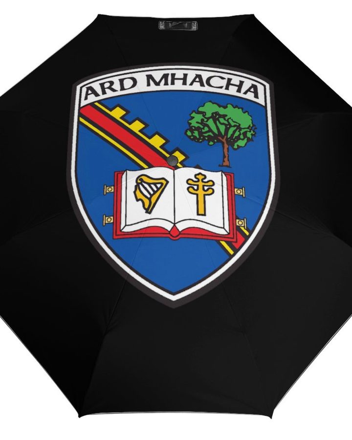 Armagh GAA Umbrella – Armagh County Crest Compact Rain Umbrella