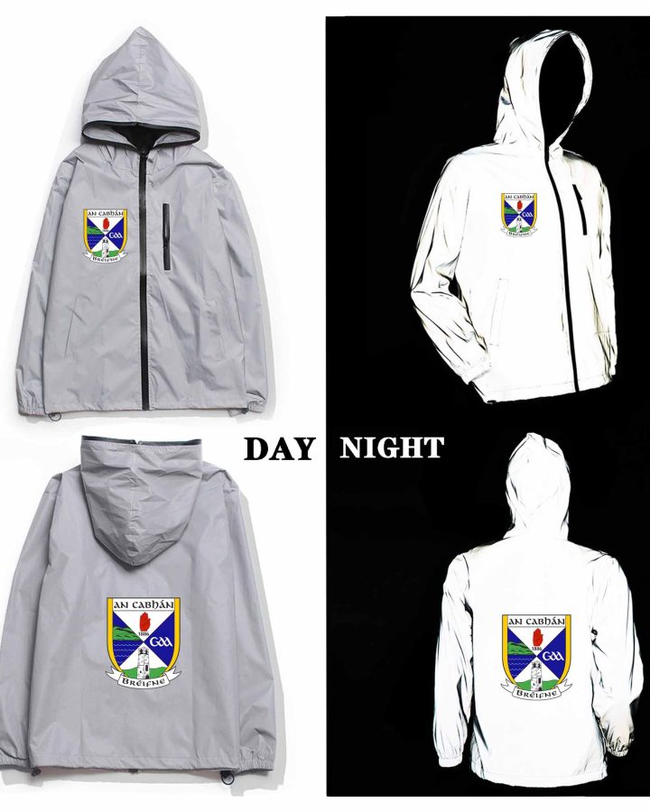 Cavan GAA Crest Reflective Jacket