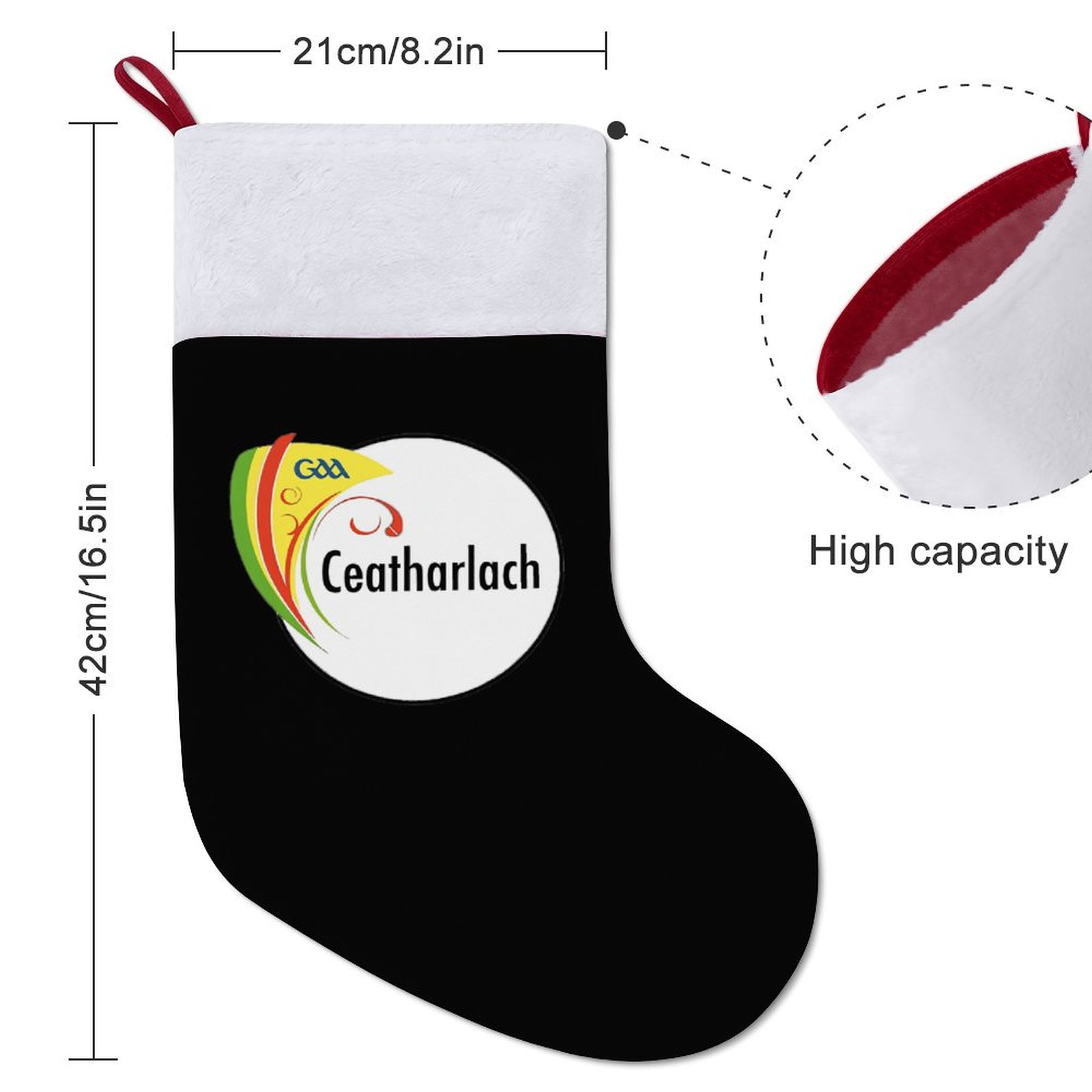 Carlow GAA Irish Christmas Socks Carlow GAA Irish Christmas Socks