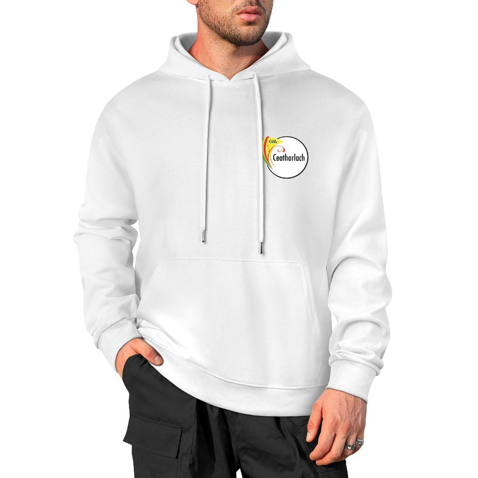 Carlow GAA Adults Hoodie with County Crest Carlow GAA Adults Hoodie with County Crest