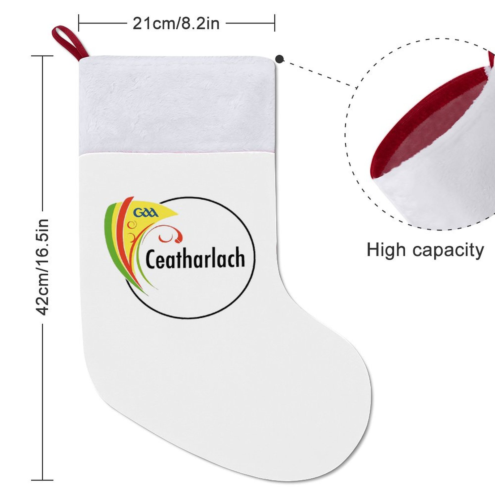 Carlow GAA Irish Christmas Socks Carlow GAA Irish Christmas Socks
